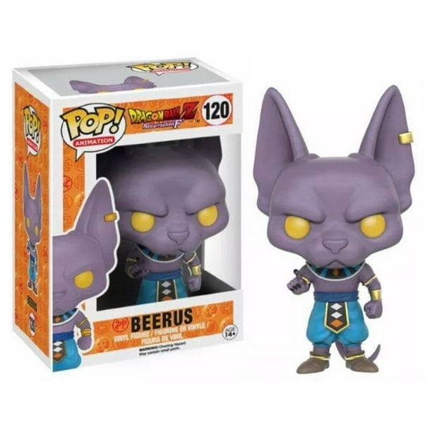 Funko Pop! DRAGONBALL Z Resurrection F: Beerus #120 Vinyl Figure - Walmart.com - Walmart.com