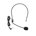 thumbnail image 3 of Auriculares con micrófono con cable, amplificador de volumen multiuso, micrófono para amplificador de voz para instructores de Fitness para personas Pista única, 3 of 8