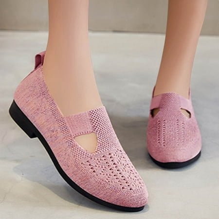 

Vedolay Women s Casual Shoes Women s Casual Loafers Cute Slip On Comfort Walking Flats Driving Fashion Shoes Pink 7