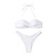 thumbnail image 1 of Conjunto de ropa de playa con estampado de Bikini y traje de baño dividido calado de Color sólido Sexy para mujer Fridja nalpqowj59517, 1 of 1