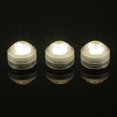 thumbnail image 2 of Paquete de 10 luces LED sumergibles a prueba de agua para decoración floral de estanque de bodas Blanco cálido Colcomx Luz LED sumergible, 2 of 5