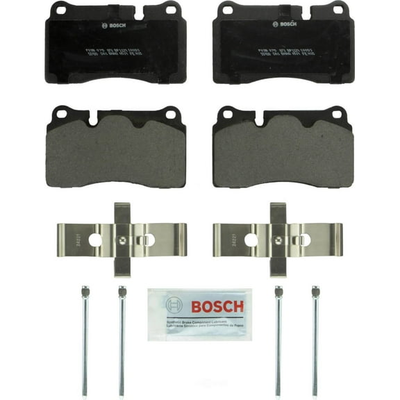 Bosch BP1129 Bosch Quietcast Pads w/ Hardware Fits select: 2014-2017 CHEVROLET CORVETTE, 2010-2017 VOLKSWAGEN TOUAREG