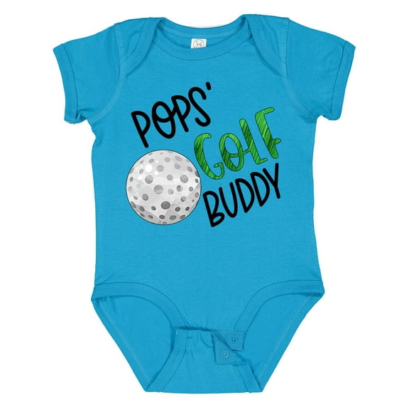 Inktastic Pops' Golf Buddy with Golf Ball Boys or Girls Baby Bodysuit