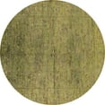 thumbnail image 1 of Ahgly Company Indoor Round Oriental Brown Industrial Area Rugs, 5' Round, 1 of 4