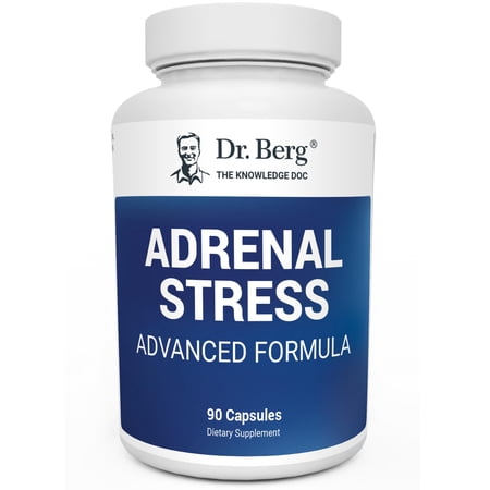 Dr. Berg Adrenal Stress Advanced Formula with Ashwagandha Extract, 90 Capsules