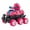 Hot Pink, variant on SSNTSY Shooting Tank Car Toy Battle Car with Turret and Shooting Button Collision Deformation Allterrain Vehicle Die Toy for Birthday Gifts