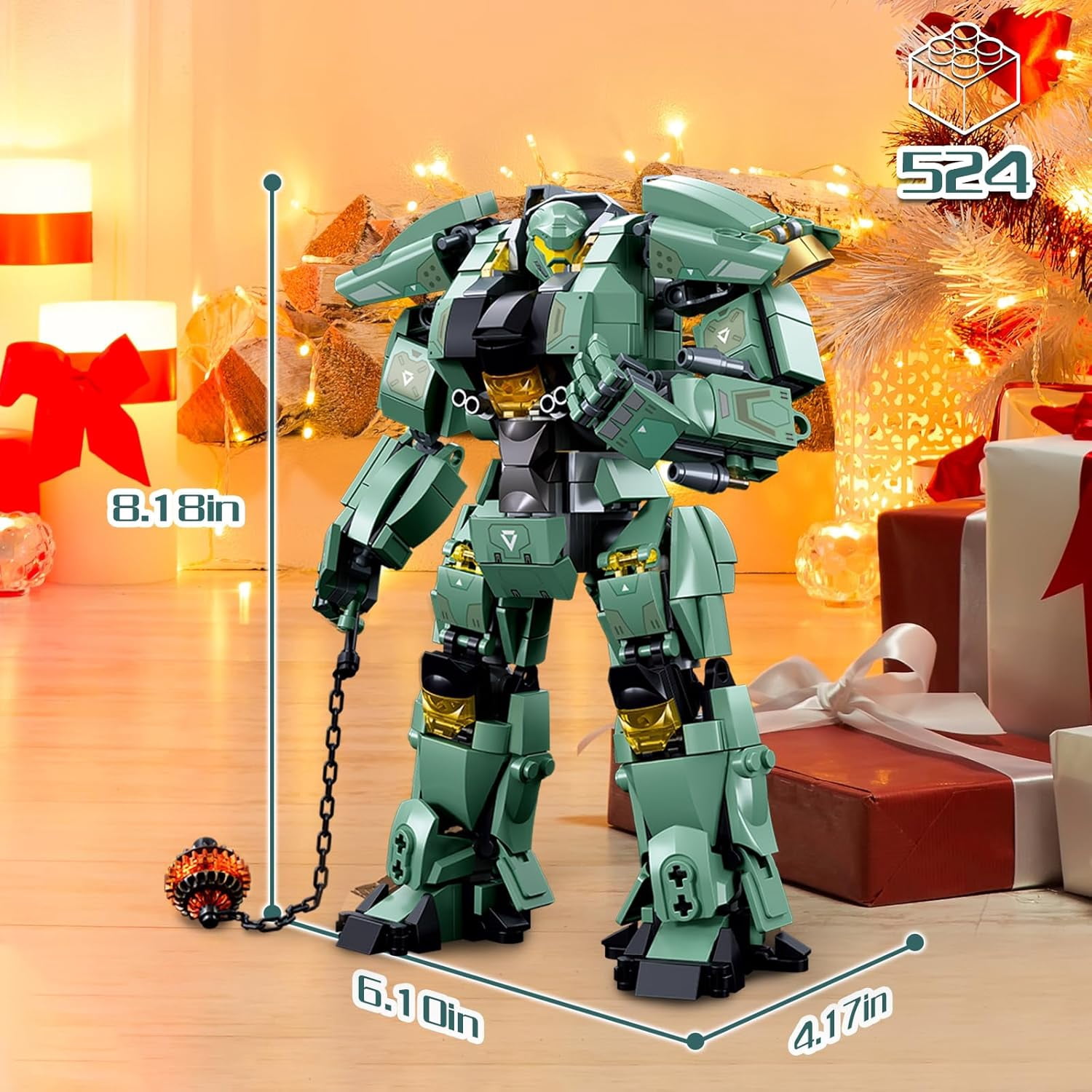 Transforming Robot Mech Building Block Sets, Mech Toys for Kids, Destroy Warrior City Soldier Mecha Model Action Mech Model Building Kit, Cool Creative Robots Toys Gift for Teens Boys, 542 PCS