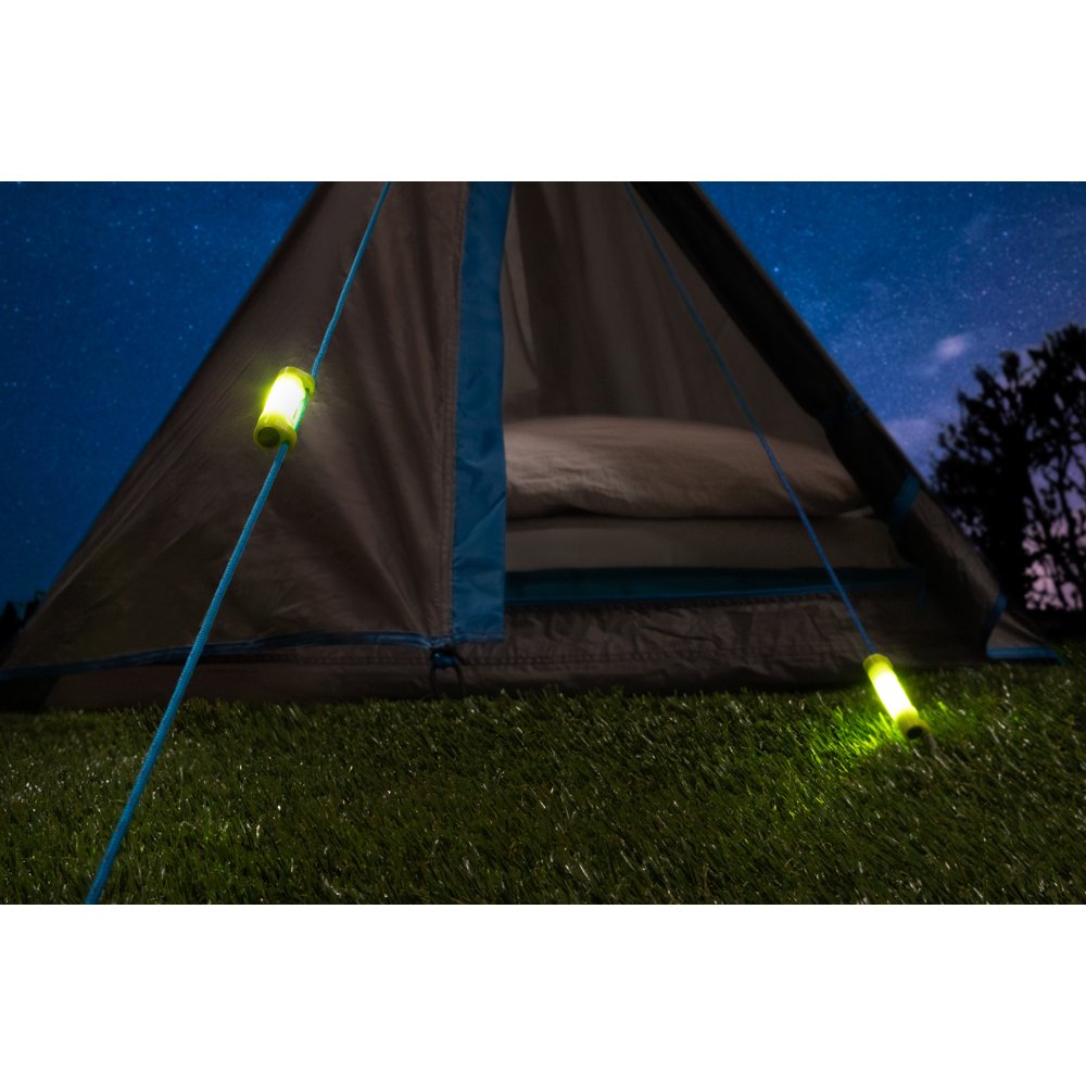 Brightz Clipon LED Guyline Tent String Lights, Tentbrightz, 2pc