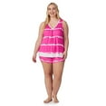 thumbnail image 5 of Secret Treasures Women’s Sleepwear 2-Piece Knit Tank and Shorty Boxer Pajama Set, XS-3X, 5 of 7