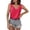Hot Pink, variant on HXWCHs Women's V Neck Sleeveless Silk Satin Tank top Summer Basic Blouse Camisole Tee XL Hot Pink