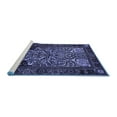 thumbnail image 2 of Ahgly Company Machine Washable Indoor Round Persian Blue Traditional Area Rugs, 6' Round, 2 of 4