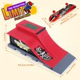 thumbnail image 5 of Mini Finger Skateboards Ramp Accessories Set, Fingerboard Skate Park Ramp, DIY Mini Finger Skateboard Assembly, 5 of 5