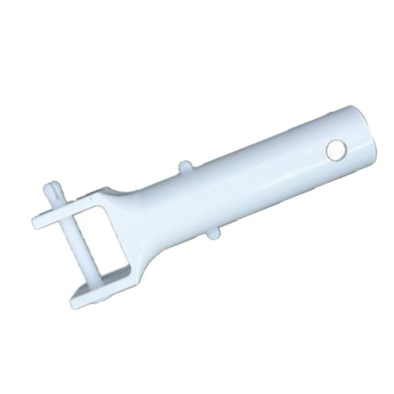 Swimming Pool Spa Vacuum Head Handle Replacement w/ V-Clip& Pin White Smile Home