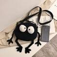 thumbnail image 4 of Bolso pequeño de lona único y divertido, bolso pequeño de cuerpo redondo con ancho de hombro para chica estudiante de moda, 4 of 5