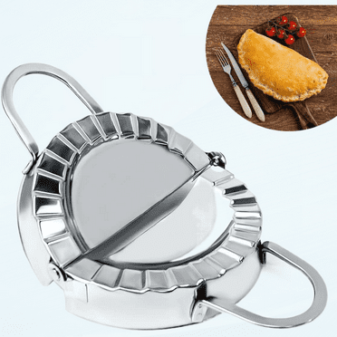 Empanadas Maker Press, Stainless Steel Dumplings Ravioli Mold, Pierogi Cutter Press