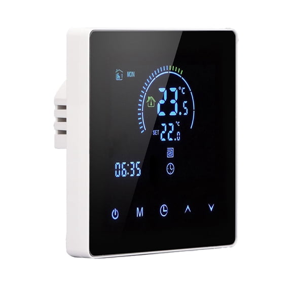 3A Digital Thermostat With Large LCD Display Programmable Thermostat Touch Screen Smart Thermostat For Home