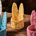 thumbnail image 4 of Mini Easter Baskets, 2.9X5.3inch Small Easter Woven Baskets, Egg Hunt Basket, Easter Decorations, Spring Party Favor Basket, Gift Basket for Holiday Celebrations, Easter Egg Hunt, Party Decor, 4 of 7
