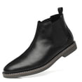 thumbnail image 6 of DIKIRAUO Men's Suede Leather Chelsea Ankle Boots, 6 of 34