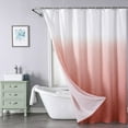 thumbnail image 6 of CSCHome Waterproof Fabric Shower Curtain,Bathroom Shower Curtain,Machine Washable,71X71inch,Hole-Free Partition Shower Curtain, 6 of 8