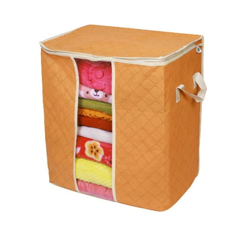 Cloth Bins For Shelves Cloth Storage Bags, EEEKit Foldable Non-Woven Fabric Clothing Garment Storage Bags Organizer Box Pouches for Duvet, Pillow, Blanket, Quilt ()