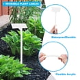 thumbnail image 3 of Uxcell Acrylic Plant Label, Large Reusable Rectangle Garden Marker Tags With Pen for Outdoor Bonsai White, 3 of 6