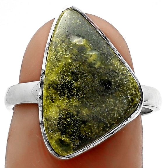 Dragon Blood Stone - South Africa 925 Sterling Silver Ring s.7.5 Jewelry R-1001 SDR178073