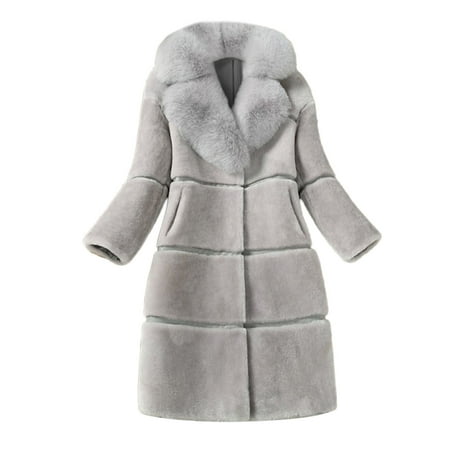 

Women Coat Elegant Thick Warm Fashion Outerwear Long Jacket Plush Jacket Warm And Soft Winter Overcoat Petite Jackets for Women Outer Wear for Women Lamp Jacket Hood Jacket Women Scrub