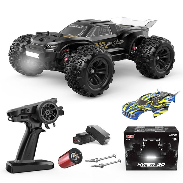 Camión RC HYPER GO H16BM 1/16 RTR sin escobillas de 42 mph para adultos