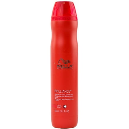 Wella Professionals Brilliance Shampoo for Coarse Colored Hair (Size : 10.1 (Best Salon Shampoo For Colored Hair)