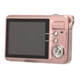 thumbnail image 4 of Cámara digital 4K de 48 MP, pantalla LCD de 2,7 pulgadas, zoom 8x, antivibración, para vlogs, fotografía, disparo continuo, color rosa, 4 of 12