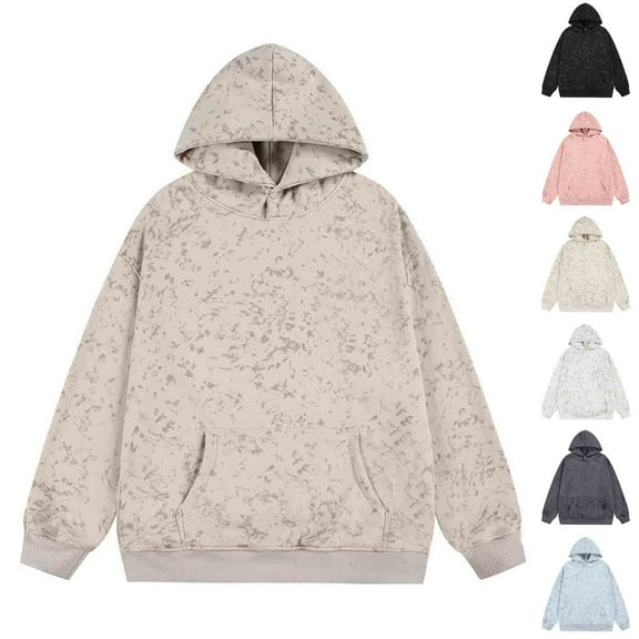 Momasggi Men's Big and Tall Hoodies Oversized Long Sleeve Drop Shoulder Hooded Sweatshirts Fashion Tie Dye Hoodie Fall Winter Pullover Tops with Pockets Dark Gray 4XL