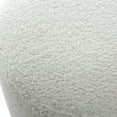 thumbnail image 3 of Uttermost Avila Contemporary Wood Foam and Fabric Ottoman in White, 3 of 4
