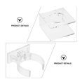 thumbnail image 3 of Baohd Decoration Holder Stand Living Room Film Prop Supporting Storage Rack Office Dorm Wall Display Acrylic Bracket, 3 of 7