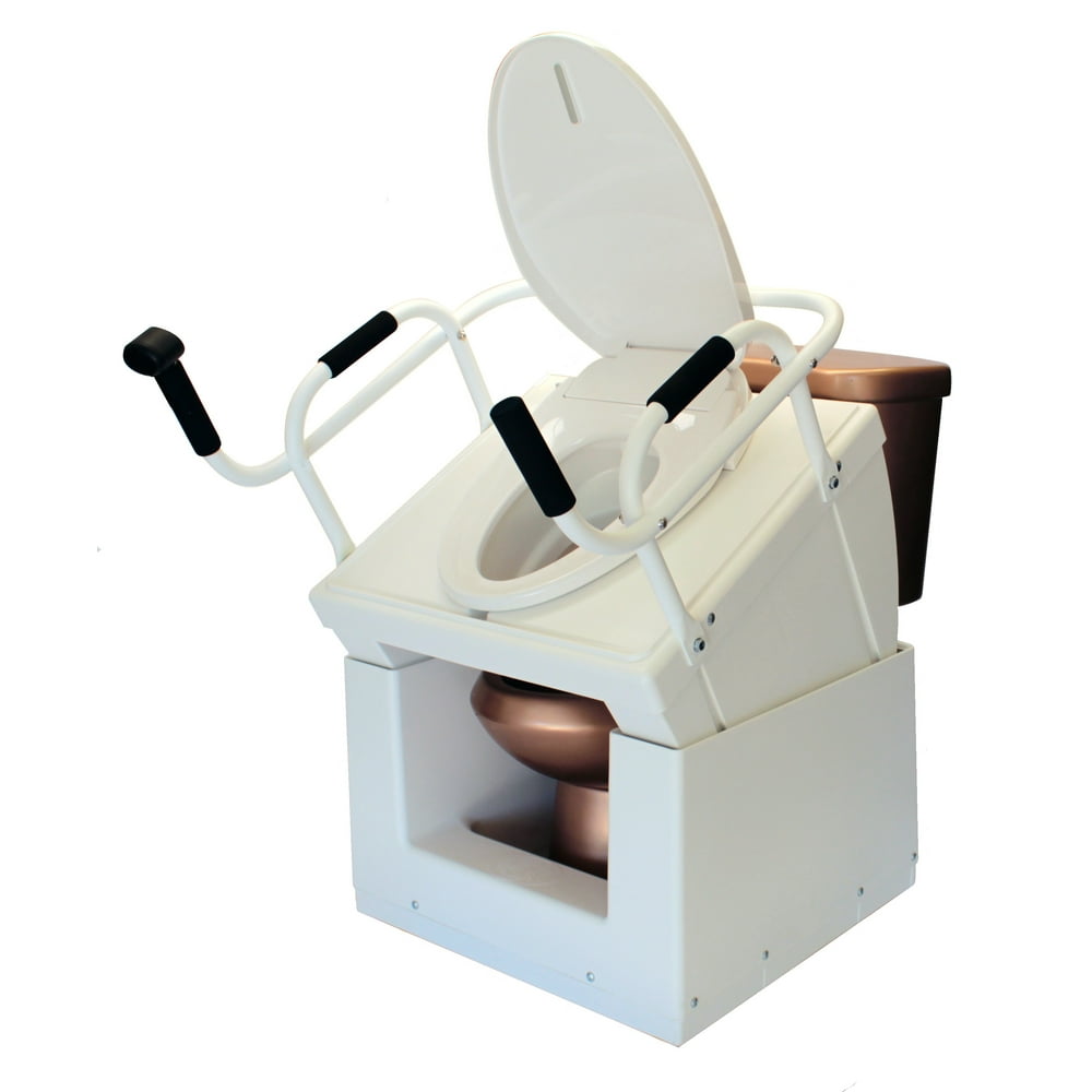 POWERED TOILET LIFT CHAIR WITH BIDET SEAT AND SPLASH GUARD Walmart