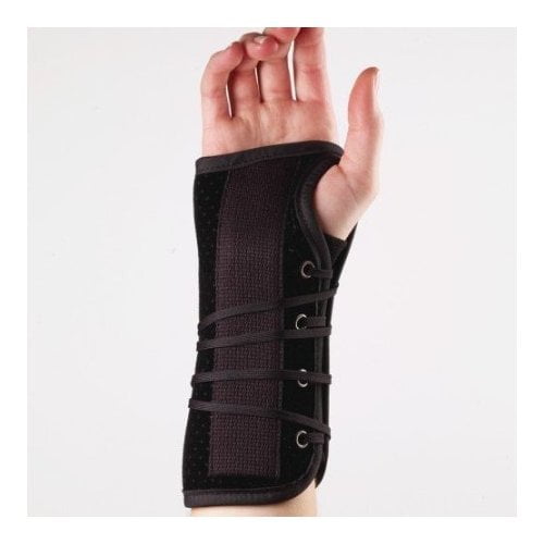 Corflex Post-Op Lace Up Wrist Brace for After Surgery-S-Right