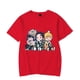 thumbnail image 5 of Camiseta divertida de Anime para hombre y mujer, camisa de manga corta con estampado de dibujos animados de Hashibira Inosuke Kamado Tanjirou Agatsuma Zenitsu, fresca de verano, 5 of 5
