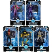DC Multiverse 7 Inch Action Figure Three Jokers - Set of 5