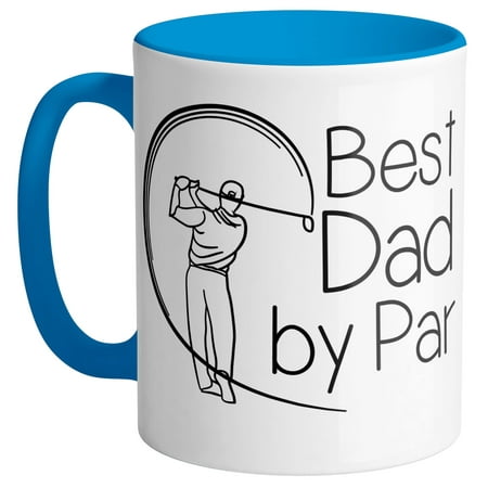

Best Dad By Par Coffee Mug 11oz Blue