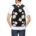 thumbnail image 4 of Balery Daisies Flowers Mochila para hombre y mujer - Tela Oxford 600D resistente - Gran capacidad, resistente al agua, ideal para la escuela, viajes y senderismo, 4 of 6