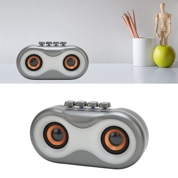 Altavoz Altavoces Inalámbricos para Exteriores con Luz LED Altavoces Dobles Subwoofer Inalámbrico Rango de de 10 M Estéreo Inalámbrico para el Hogar Fiesta