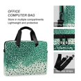 thumbnail image 4 of FORMRS 16" Laptop Sleeve Bag Carrying Case with Handle Travel Shoulder Briefcase, Green and White Pattern, 4 of 8