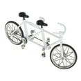 thumbnail image 3 of :16 Tandem Bike Model Toy Collectibles Birthday Gifts - White, 3 of 7