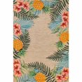 thumbnail image 1 of Trans-Ocean Imports RVL46228012 42 x 66 in. Liora Manne Ravella Tropical Indoor & Outdoor Hand Tufted Rug - Neutral, 1 of 1
