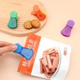 thumbnail image 2 of 6 clips magnéticos con ventosa, clips multicolores para sellar alimentos, clips de plástico para frigorífico y cocina, clips magnéticos para el hogar y la oficina, 2 of 5