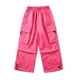 thumbnail image 2 of Odeerbi 3-14 Años Niñas Cargo Pantalones Deportes Pantalones de Pierna Ancha Primavera Color Sólido Suelta Pantalones de Trabajo Con Múltiples Bolsillos, 2 of 7