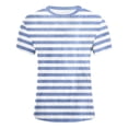 thumbnail image 3 of Tiijoy Teen Girls Carnival Striped T-Shirt Unisex Casual Short Sleeve T Shirt, Sizes 2-15, 3 of 3
