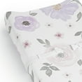 thumbnail image 5 of Sweet Jojo Designs Watercolor Floral Purple Pink and Grey Changing Pad Cover Sheet, 5 of 6