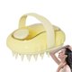 thumbnail image 1 of Scalp Massager Shampoo Brush with Soft Silicone Bristles for Gentle Care and Deep Oil Removal Yellow, 1 of 4