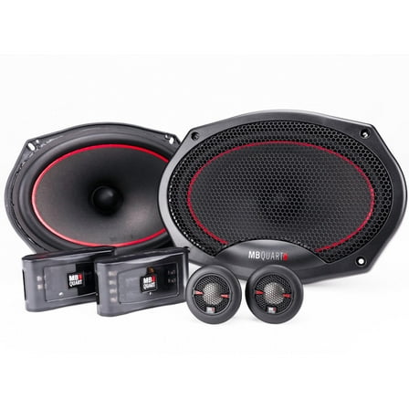 MB Quart 6"x9" Coaxial Reference Car Speaker System, 2-Way Audio, 240W Output
