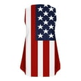 thumbnail image 4 of VKOYWKM Women's Plus Size Tank Tops American Flag 4th of July Shirt Independence Day Graphic Tankts Sleeveless Button Henley Neck Patriotic Clothes, 4 of 4